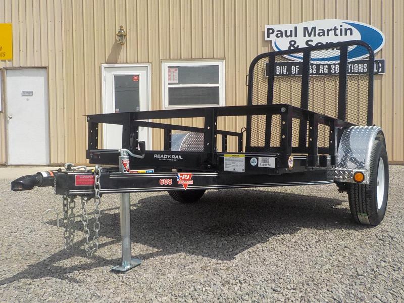2019 PJ Trailers 8'x60" Single Axle Channel Utility Trailer 2019 PJ Trailers 8'x60" Single Axle Channel Utility Trailer