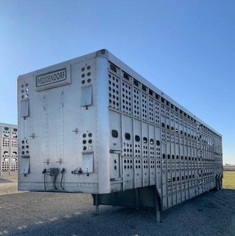 USED 2008 EBY 52X102X13.5 BULLRIDE CLOSED TANDEM Pot Livestock-Semi USED 2008 EBY 52X102X13.5 BULLRIDE CLOSED TANDEM Pot Livestock-Semi