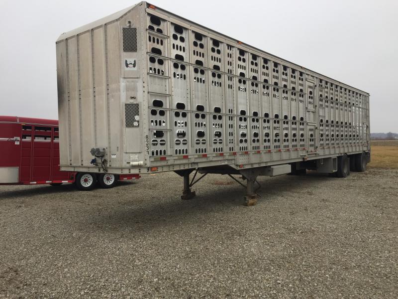 BARRETT USED 2001 53' BARRETT Straight Livestock-Semi BARRETT USED 2001 53' BARRETT Straight Livestock-Semi