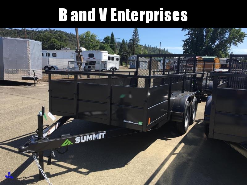 2020 Summit Cascade 6x12 Utility Trailer SOLID SIDES 2020 Summit Cascade 6x12 Utility Trailer SOLID SIDES