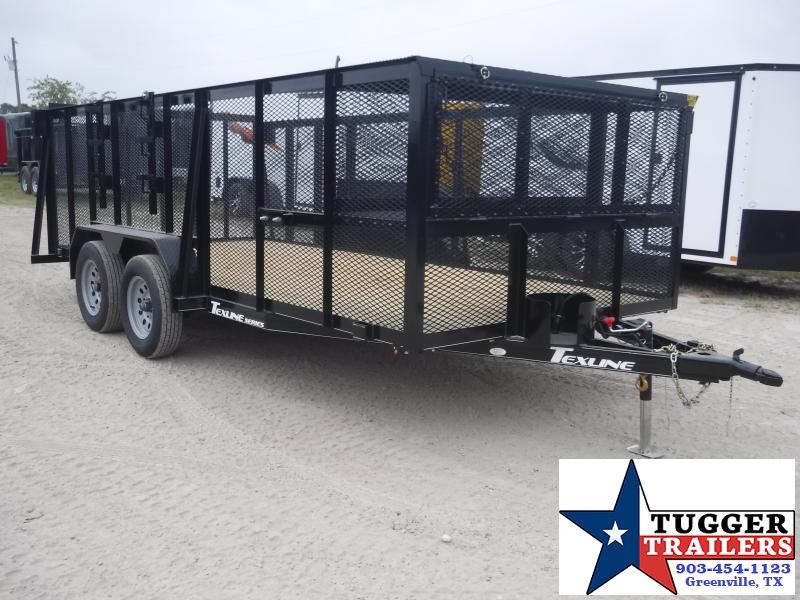 2019 TexLine 83x16 16ft Landscape Mower Equipment Utility Trailer 2019 TexLine 83x16 16ft Landscape Mower Equipment Utility Trailer
