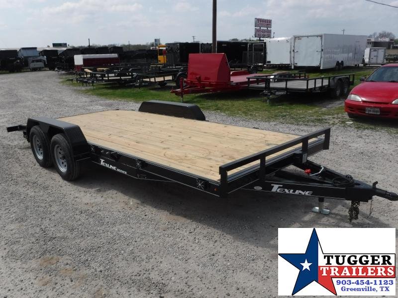 2018 TexLine 83x16 16ft Deluxe Flatbed Tow Car / Racing Open Car Hauler Trailer 2018 TexLine 83x16 16ft Deluxe Flatbed Tow Car / Racing Open Car Hauler Trailer