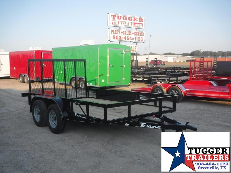 2019 TexLine 77x12 12ft Utility Ramp Flatbed Trailer 2019 TexLine 77x12 12ft Utility Ramp Flatbed Trailer