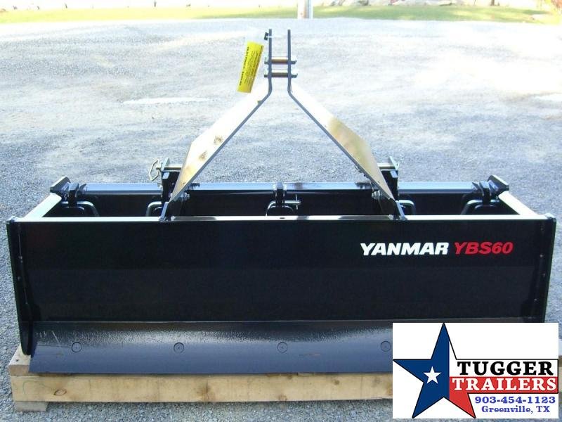 60" Yanmar (by Woods Equipment) 3-Point Tractor Box Scraper / Box Blade Model YBS60 60" Yanmar (by Woods Equipment) 3-Point Tractor Box Scraper / Box Blade Model YBS60