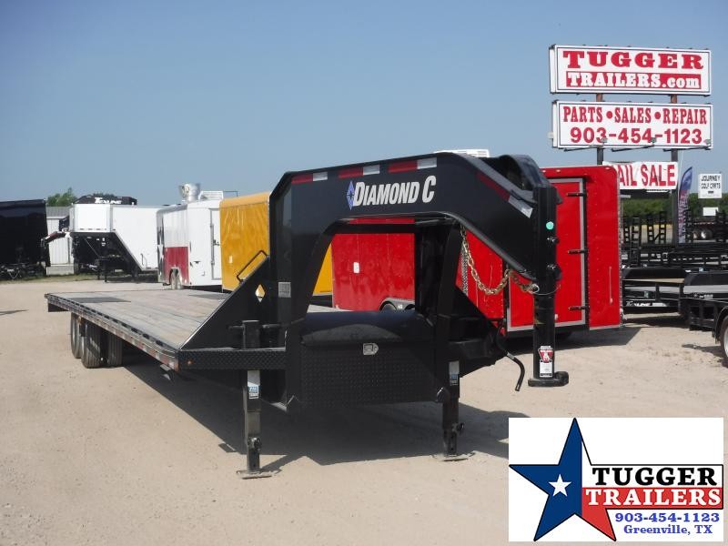 2019 Diamond C Trailers 102x40 40ft Black Open Gooseneck 2019 FMAX210 Flatbed Trailer 2019 Diamond C Trailers 102x40 40ft Black Open Gooseneck 2019 FMAX210 Flatbed Trailer