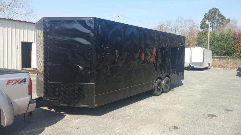 8.5 x 24 Black/Blackout TA3 Car / Racing Trailer 8.5 x 24 Black/Blackout TA3 Car / Racing Trailer