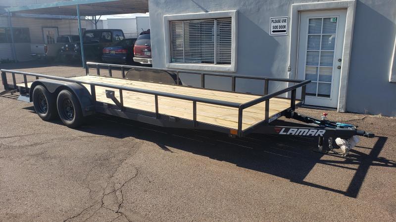 2020 Lamar Utility Trailer, Tandem Axle, 7000# GVWR, side load slide in ramps, Pipe Top **Cash Dicscount*** See below 2020 Lamar Utility Trailer, Tandem Axle, 7000# GVWR, side load slide in ramps, Pipe Top **Cash Dicscount*** See below
