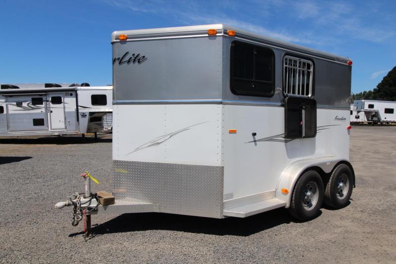 2007 Silver Lite Freedom 2 Horse Aluminum Trailer w/ Wood Floor 2007 Silver Lite Freedom 2 Horse Aluminum Trailer w/ Wood Floor