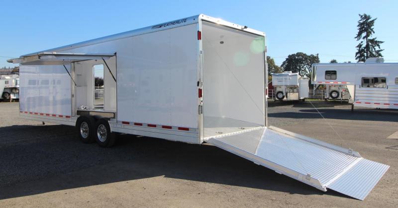 2019 Featherlite 4926 30ft All Aluminum Enclosed Car Trailer w/ vending door - lined and insulated Price Reduced $3300 2019 Featherlite 4926 30ft All Aluminum Enclosed Car Trailer w/ vending door - lined and insulated Price Reduced $3300