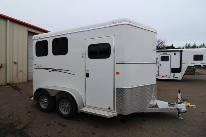 2018 Thuro-Bilt Renegade 2 Horse Slant Horse Trailer - Double Wall Construction - Swing Out Saddle Rack - Telescoping Dividers 2018 Thuro-Bilt Renegade 2 Horse Slant Horse Trailer - Double Wall Construction - Swing Out Saddle Rack - Telescoping Dividers