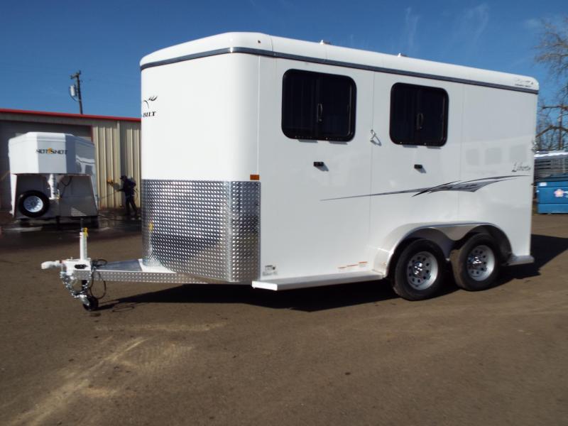 2020 Thuro-Bilt 2 Horse Liberty Horse Trailer- Warmblood Sized Stalls - Swing Out Saddle Rack - Water Tank 2020 Thuro-Bilt 2 Horse Liberty Horse Trailer- Warmblood Sized Stalls - Swing Out Saddle Rack - Water Tank