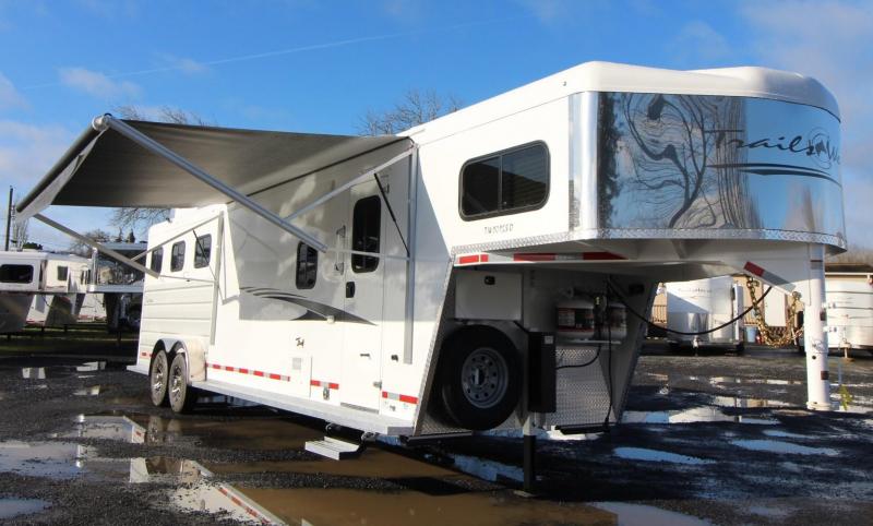 2020 Trails West Sierra 10x15 w/ Slide out Living Quarters - Warmblood 3 Horse Trailer 2020 Trails West Sierra 10x15 w/ Slide out Living Quarters - Warmblood 3 Horse Trailer