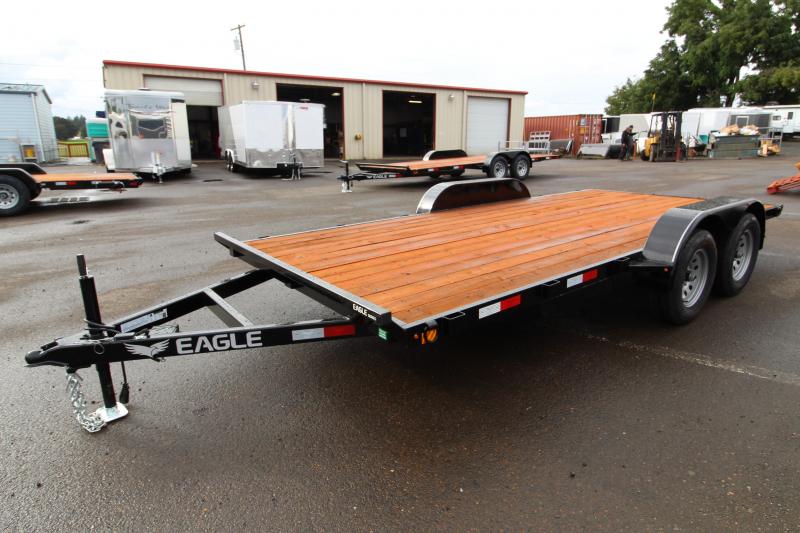 2020 Eagle Trailer 7x16 Tandem axle Flatbed Trailer - 7k - Ramp storage - Ramps - Brakes on both axles - 4 D rings - Pressure treated decking 2020 Eagle Trailer 7x16 Tandem axle Flatbed Trailer - 7k - Ramp storage - Ramps - Brakes on both axles - 4 D rings - Pressure treated decking