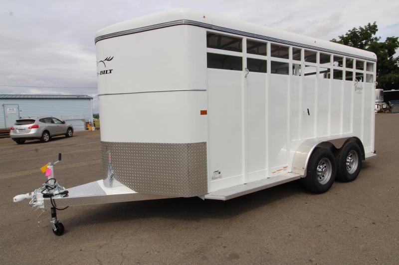 2020 Thuro-Bilt Wrangler 17' Steel Livestock Trailer - Upgraded Rear Combo Slider Gate - LED Load Light 2020 Thuro-Bilt Wrangler 17' Steel Livestock Trailer - Upgraded Rear Combo Slider Gate - LED Load Light