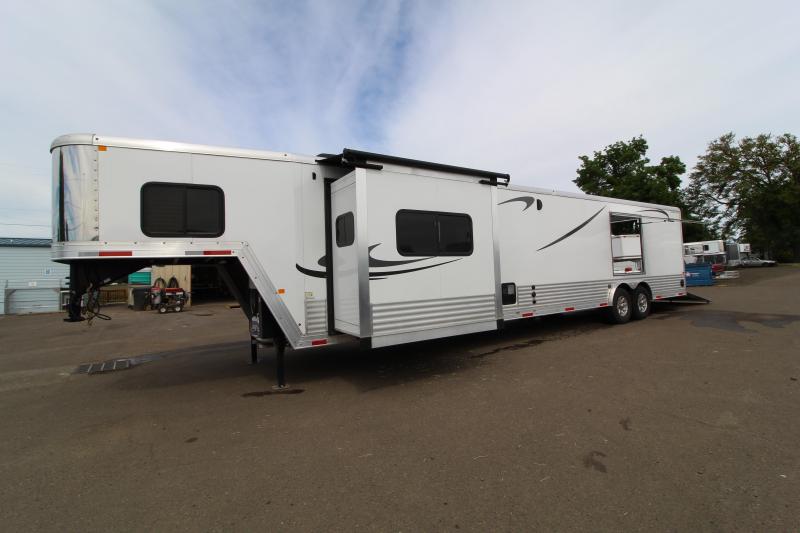 NEW Stunning 2019 Merhow - Car/ToyHauler-14' Living Quarters-20' Cargo Area-Fire Place-Escape Hatch-Rear Ramp-Bar-CHECK OUT THIS REAL WOOD INTERIOR NEW Stunning 2019 Merhow - Car/ToyHauler-14' Living Quarters-20' Cargo Area-Fire Place-Escape Hatch-Rear Ramp-Bar-CHECK OUT THIS REAL WOOD INTERIOR