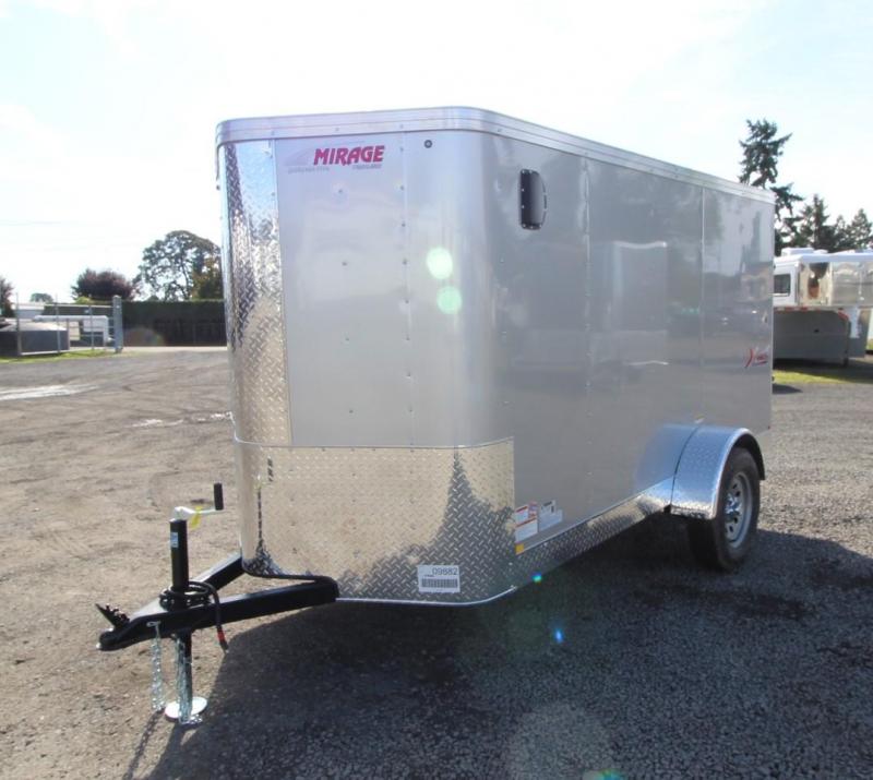 2020 Mirage Xpres 5x10 SA Xtra Package Enclosed Cargo Trailer- UPGRADED Rear ramp door - Diamond ice exterior - Silver mod wheels 2020 Mirage Xpres 5x10 SA Xtra Package Enclosed Cargo Trailer- UPGRADED Rear ramp door - Diamond ice exterior - Silver mod wheels