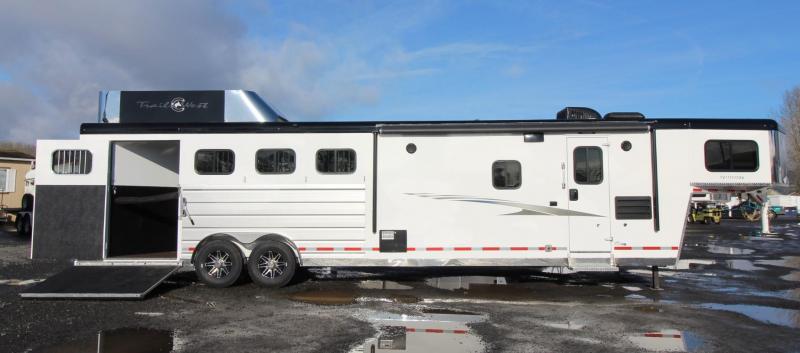 2020 Trails West 11x15 LQ 4 Horse Trailer - SIDE LOAD W/ Ramp - Full width Rear Tack 2020 Trails West 11x15 LQ 4 Horse Trailer - SIDE LOAD W/ Ramp - Full width Rear Tack