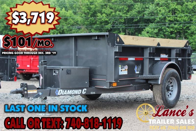 2019 DIAMOND C 60"x8' DUMP TRAILER 2019 DIAMOND C 60"x8' DUMP TRAILER
