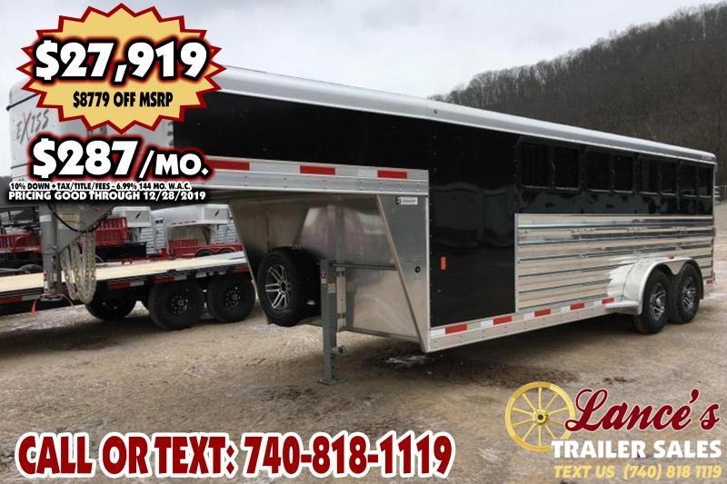 2019 Exiss Exhibitor 20' Low Pro Show Gooseneck Trailer w/ Windows 2019 Exiss Exhibitor 20' Low Pro Show Gooseneck Trailer w/ Windows