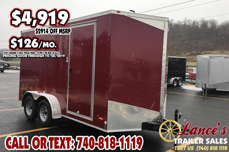 2019 RC Trailers 7Ft. x 14Ft. Enclosed Cargo Trailer 2019 RC Trailers 7Ft. x 14Ft. Enclosed Cargo Trailer