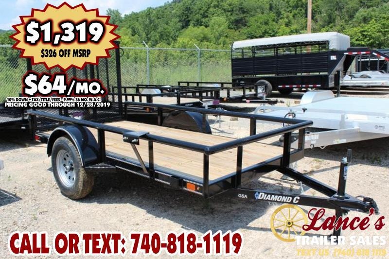 2019 Diamond C 60" x 10Ft. Utility Trailer 2019 Diamond C 60" x 10Ft. Utility Trailer