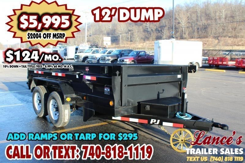 2020 PJ 72" x 12Ft. Dump Trailer 2020 PJ 72" x 12Ft. Dump Trailer