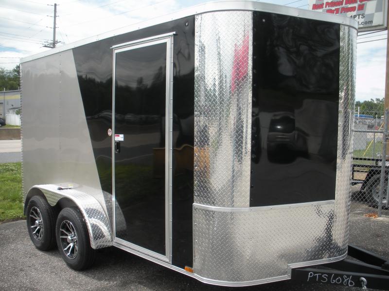 2019 Arising 7' X 12' 7K Black/Beige Enclosed Motorcycle Cargo Trailer 2019 Arising 7' X 12' 7K Black/Beige Enclosed Motorcycle Cargo Trailer