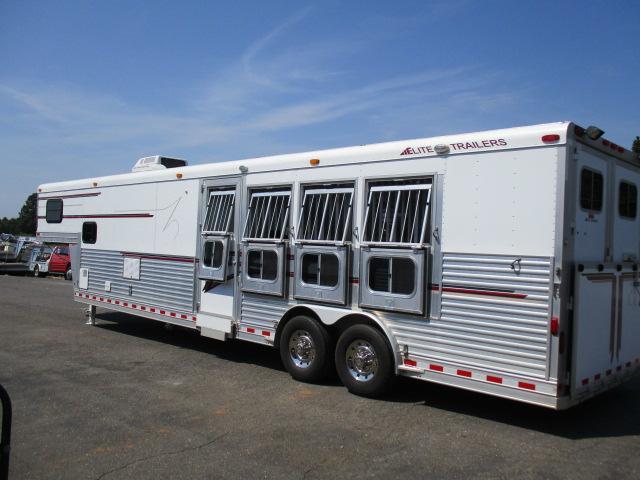 2001 Elite Trailers 4H LQ Horse Trailer 2001 Elite Trailers 4H LQ Horse Trailer