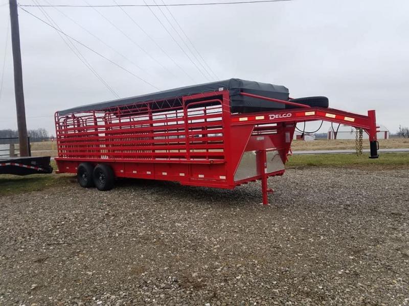 2019 Delco Trailers Gooseneck Bartop Livestock Trailer 2019 Delco Trailers Gooseneck Bartop Livestock Trailer