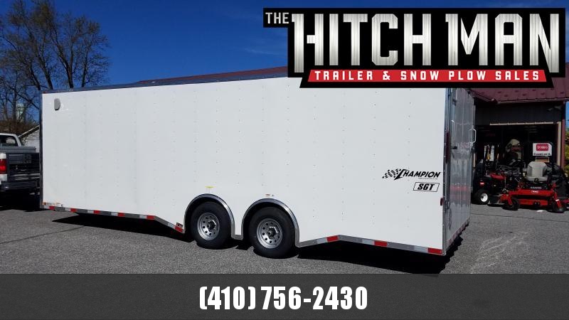 8.5 x 24 Homesteader Champion SGT 10k Enclosed Car Hauler 8.5 x 24 Homesteader Champion SGT 10k Enclosed Car Hauler