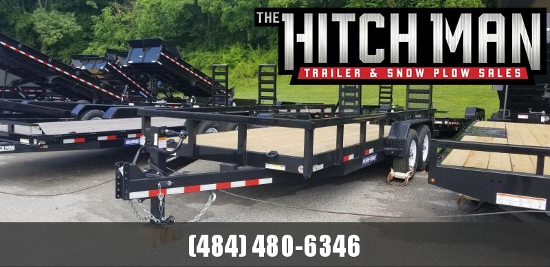 7 x 18 Sure-Trac Heavy Duty Equipment Trailer 14k 7 x 18 Sure-Trac Heavy Duty Equipment Trailer 14k