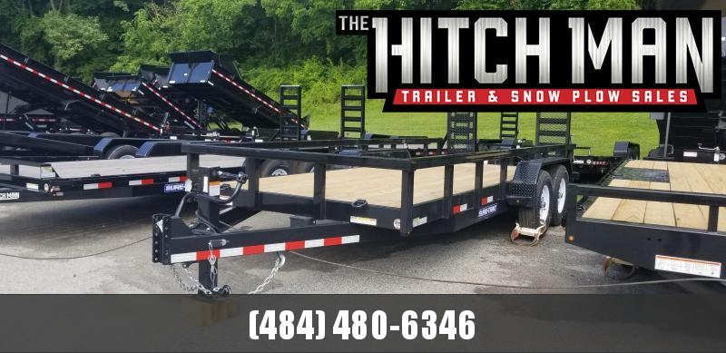 7 x 18 Sure-Trac Heavy Duty Equipment Trailer 14k 7 x 18 Sure-Trac Heavy Duty Equipment Trailer 14k