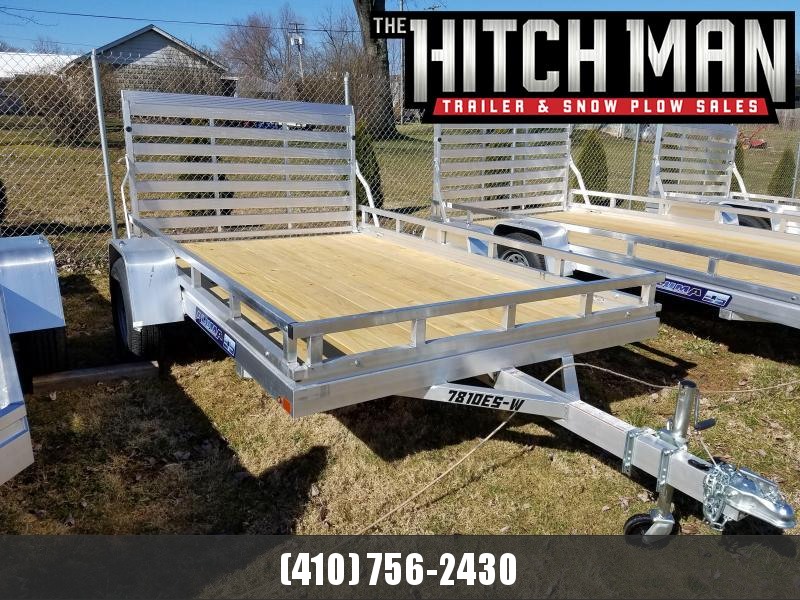 6.5' x 10' ALUMA Aluminum Wood Deck Utility Trailer 3k 6.5' x 10' ALUMA Aluminum Wood Deck Utility Trailer 3k
