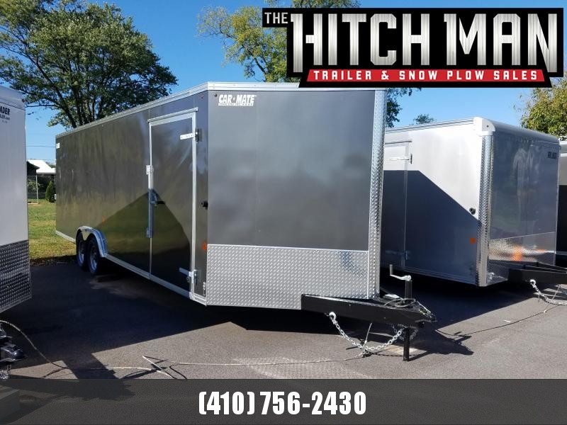 8.5 x 24 Car Mate V-Nose Advantage Car Trailer 10k 8.5 x 24 Car Mate V-Nose Advantage Car Trailer 10k