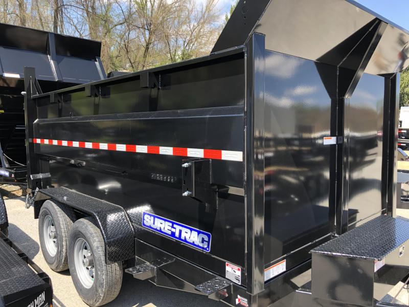 Sure-Trac 82in x12 LP Scissor Dump 4ft Side 14k Sure-Trac 82in x12 LP Scissor Dump 4ft Side 14k