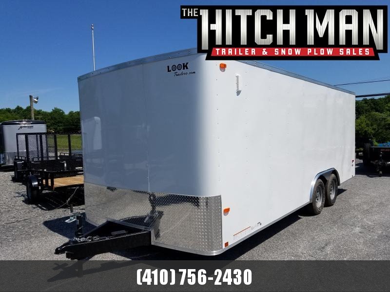 8.5 x 20 Look ST Auto Enclosed Car Trailer 7k 8.5 x 20 Look ST Auto Enclosed Car Trailer 7k