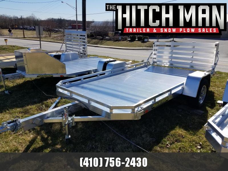 6.5' x 12' ALUMA 7712H Aluminum Utility Trailer 3K 6.5' x 12' ALUMA 7712H Aluminum Utility Trailer 3K
