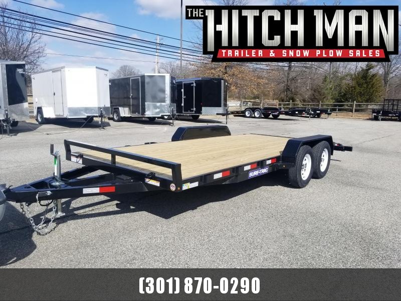 7 x 18 Sure-Trac 7k Wood Deck Car Hauler 7 x 18 Sure-Trac 7k Wood Deck Car Hauler