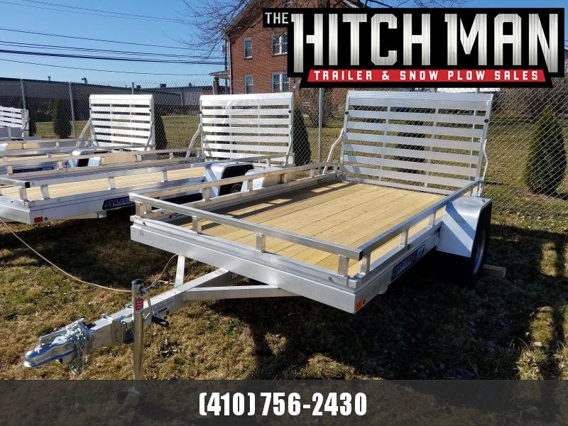 5'8" x 10' ALUMA Aluminum Wood Deck Utility Trailer 3k 5'8" x 10' ALUMA Aluminum Wood Deck Utility Trailer 3k