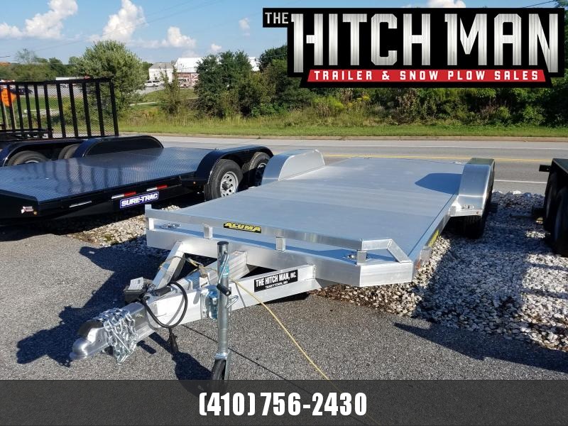 7 x 18 ALUMA Aluminum Car Trailer 7k 7 x 18 ALUMA Aluminum Car Trailer 7k