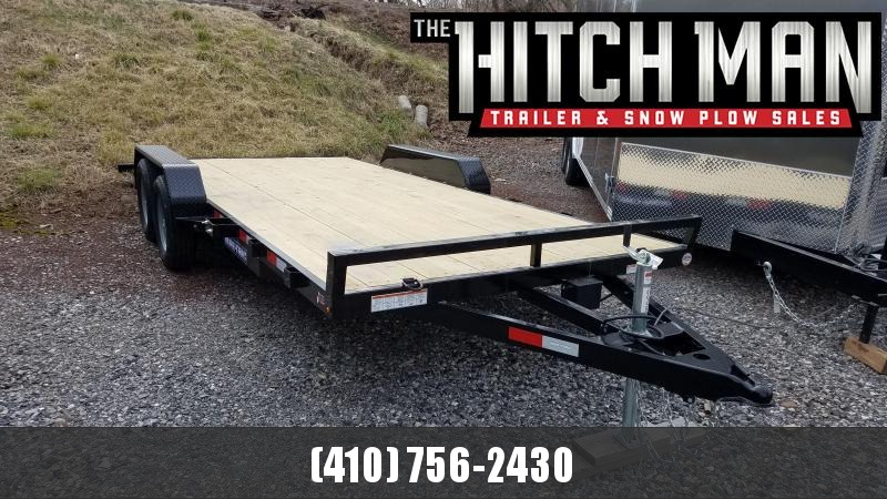 7 x 18 Sure-Trac 7k Wood Deck Car Hauler 7 x 18 Sure-Trac 7k Wood Deck Car Hauler