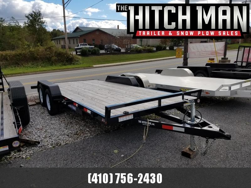 7 x 18 Sure-Trac 7k Wood Deck Car Hauler 7 x 18 Sure-Trac 7k Wood Deck Car Hauler