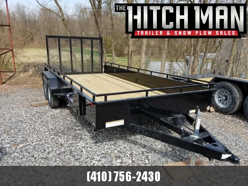 7 x 16 Sure-Trac Steel High Side Utility 7K 7 x 16 Sure-Trac Steel High Side Utility 7K