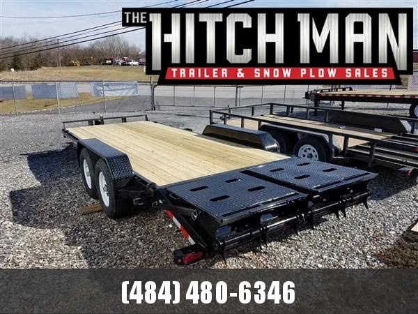 7 x 20 (17+3) Sure-Trac Universal Ramp Implement Trailer 14k 7 x 20 (17+3) Sure-Trac Universal Ramp Implement Trailer 14k