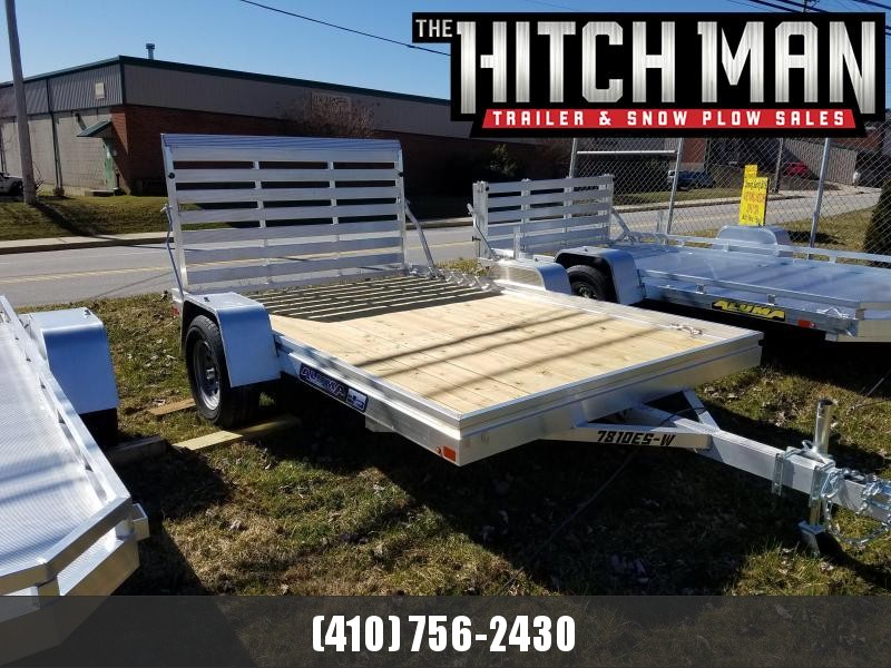6.5' x 10' ALUMA Aluminum Wood Deck Utility Trailer 3k 6.5' x 10' ALUMA Aluminum Wood Deck Utility Trailer 3k