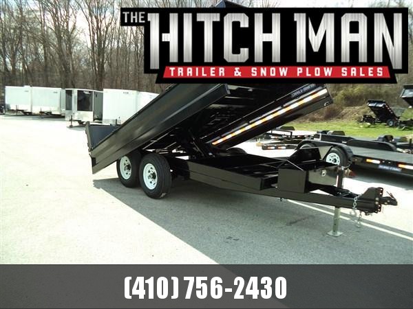 8 x 14 Sure-Trac 14k Scissor-Hoist Deckover Dump Trailer 8 x 14 Sure-Trac 14k Scissor-Hoist Deckover Dump Trailer