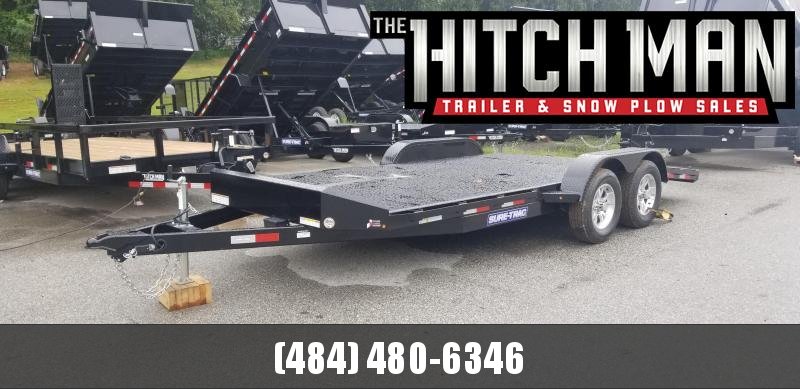 Sure-Trac 7 x 18 Steel Deck Car Hauler 7k Sure-Trac 7 x 18 Steel Deck Car Hauler 7k