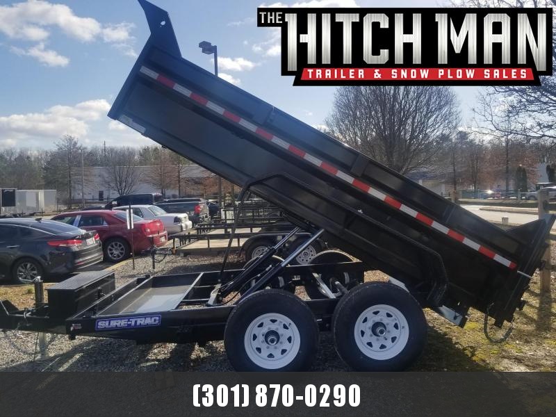 7 x 12 Sure-Trac HD Low Profile Dual-Ram Dump Trailer 12k 7 x 12 Sure-Trac HD Low Profile Dual-Ram Dump Trailer 12k