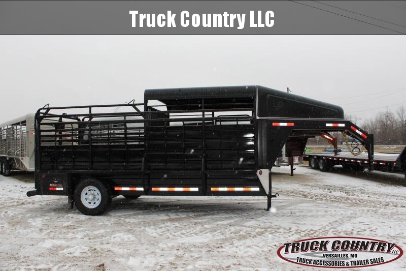 2020 GR Trailers 6.8x16' gooseneck Half-Top Livestock Trailer 2020 GR Trailers 6.8x16' gooseneck Half-Top Livestock Trailer