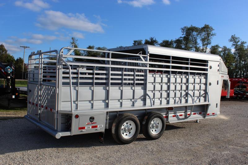 2020 GR Trailers 6.8x20 HalfTop Livestock Trailer Trailer & Truck